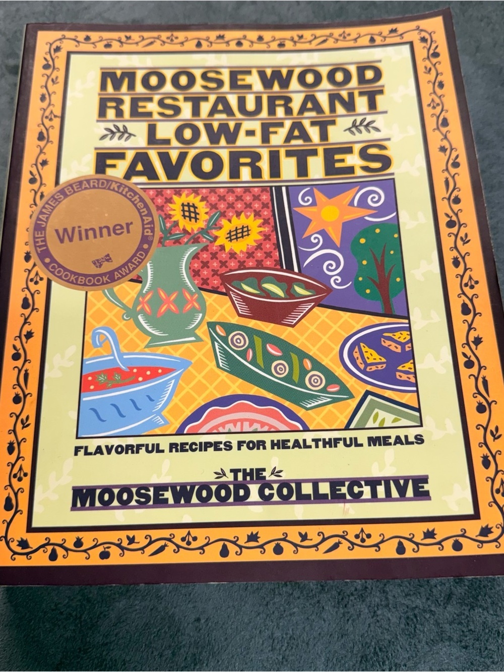 Moosewood Restaurant Low-Fat Favorites Cookbook - Yellow/Orange